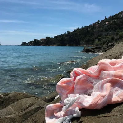 Pools - hammam towel - pareo peach - OTTOMANIA