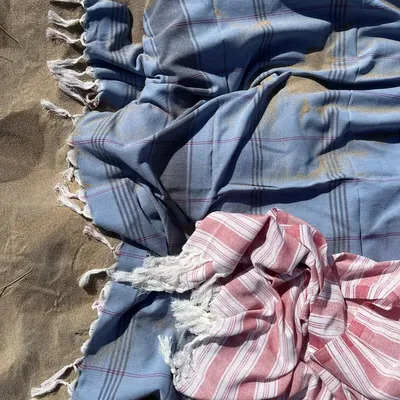 Pools - hammam towel - pareo burgundy - OTTOMANIA