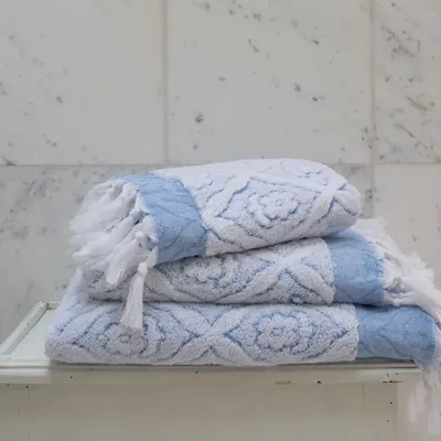Hotel bedrooms - towel mediterranean blue - OTTOMANIA