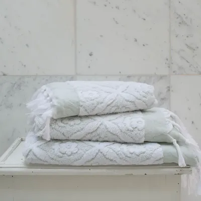 Hotel bedrooms - towel sage green - OTTOMANIA