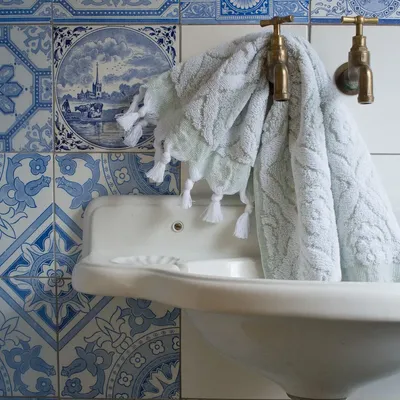 Chambres d'hôtels - serviette sauge - OTTOMANIA