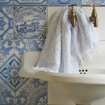 Hotel bedrooms - towel light blue - OTTOMANIA