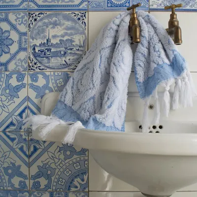 Hotel bedrooms - towel mediterranean blue - OTTOMANIA