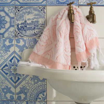 Chambres d'hôtels - serviette pêche - OTTOMANIA