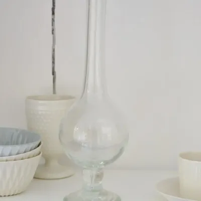 Verres - vase modèle d'eau de rose, 25 cm - OTTOMANIA