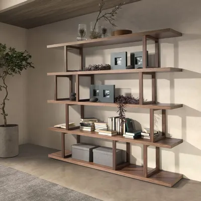 Etagères - Étagère rectangulaire en noyer - ANGEL CERDÁ