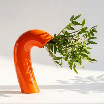 Vases - Vase VITA – Orange Micha - BIBAH