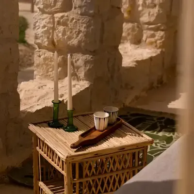 Décorations pour tables de Noël - Recycled Glassware Candle holder - KILIIM