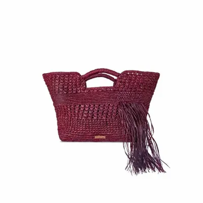 Sacs et cabas - Sac raphia à franges ELLA - KLEO