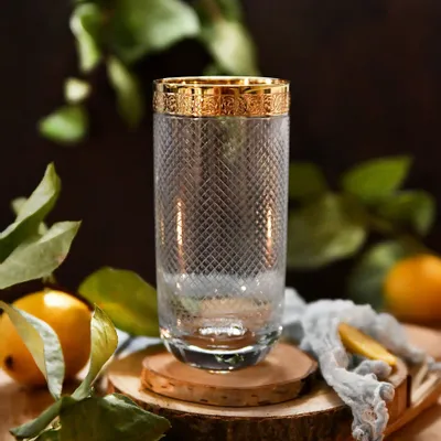 Verres à pied - Verres à boisson longs décorés Baron-bre - COMBI POLAND GLASS DECORATOR