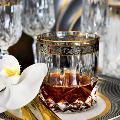 Verres - Verres à boire élégants Opera Platin-OCE - COMBI POLAND GLASS DECORATOR