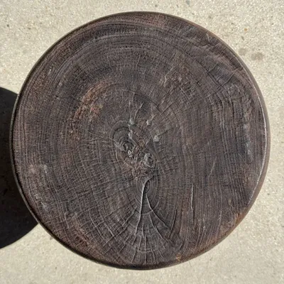 Tables basses - Pawn Brown - Tabouret, table d'appoint en forme de pion brun - OFFICE OBJETS