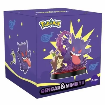 Produits sous licence  - POKEMON PRIME FIGURE GENGAR & MIMIKYU / ECTOPLASMA & MIMIQUI - TOYBOX DISTRIBUTION