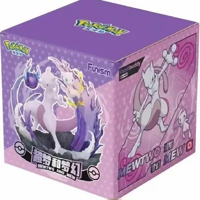 Produits sous licence  - POKEMON PRIME FIGURE MEW & MEWTWO - TOYBOX DISTRIBUTION