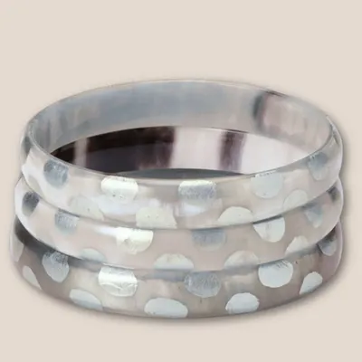 Jewelry - Bracelet Corne 10mm Léopard Argent 03 - VENTILLO - MALUNE