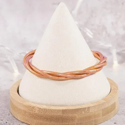 Jewelry - Jonc bouddhiste twist fin CHAMPAGNE - VENTILLO - MALUNE