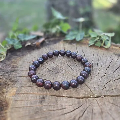 Jewelry - BRACELET PIERRE RONDE OEIL DE FER - VENTILLO - MALUNE