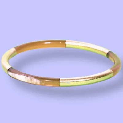 Bijoux - Jonc corne 3 lignes Doré - VENTILLO - MALUNE