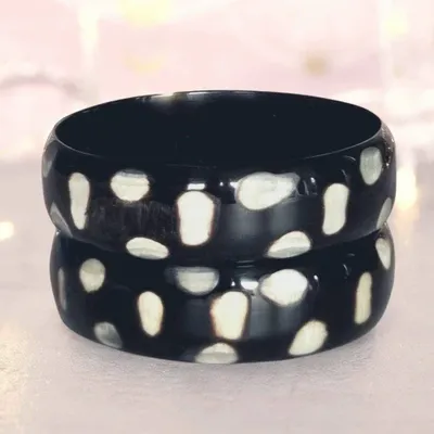 Jewelry - Bracelet Pois En Corne 20mm - VENTILLO - MALUNE