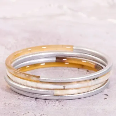 Bijoux - Jonc Corne Argent - VENTILLO - MALUNE