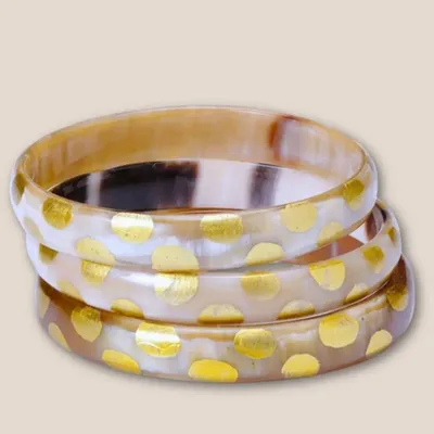 Bijoux - Bracelet Corne 10mm Leo Or 01 - VENTILLO - MALUNE