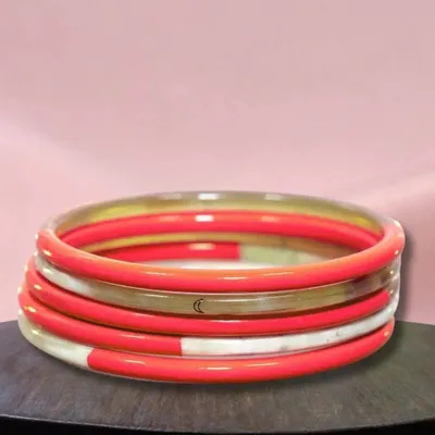 Jewelry - Jonc corne Rouge Vif - VENTILLO - MALUNE