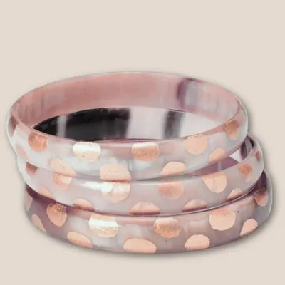 Jewelry - Bracelet Corne 10mm Leo Champagne 02 - VENTILLO - MALUNE