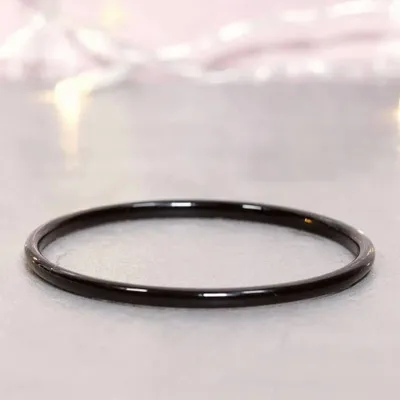 Bijoux - Jonc corne Noir - VENTILLO - MALUNE