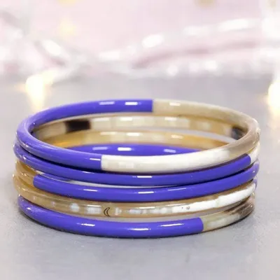 Bijoux - Jonc corne Violet - VENTILLO - MALUNE