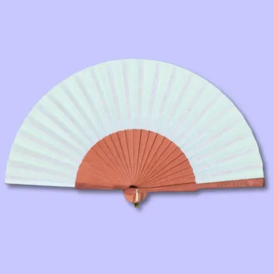 Bijoux - Eventail Uni 3 Vert Pastel - VENTILLO - MALUNE