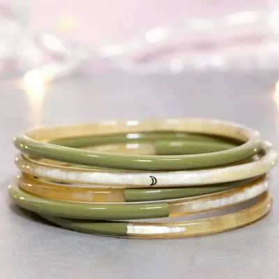 Jewelry - Jonc corne Pure Kaki - VENTILLO - MALUNE