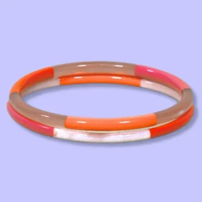Jewelry - Jonc corne 3 Lignes Orange - VENTILLO - MALUNE