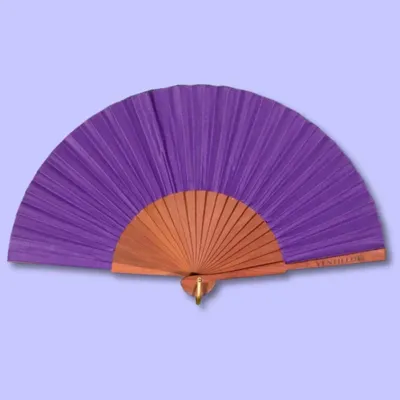 Bijoux - Eventail Uni 21 Violet - VENTILLO - MALUNE