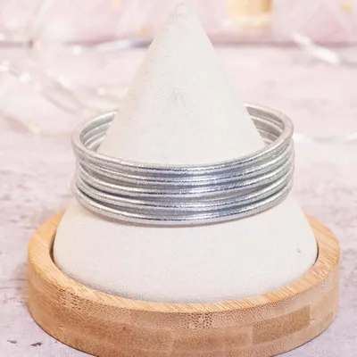 Bijoux - Jonc Bouddhiste Traditionnel Fin Argent - VENTILLO - MALUNE