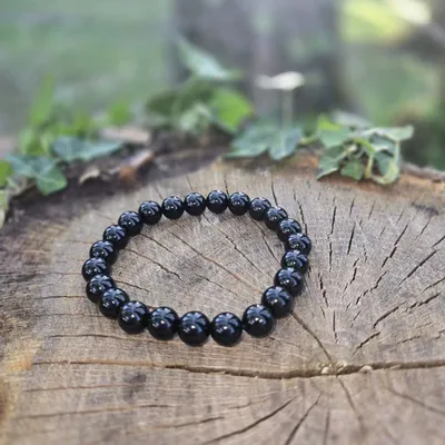 Jewelry - BRACELET PIERRE RONDE ONYX - VENTILLO - MALUNE