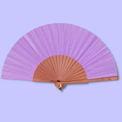 Bijoux - Eventail Uni 14 Lilas - VENTILLO - MALUNE