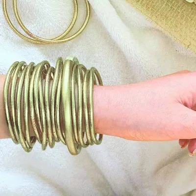 Jewelry - Jonc Bouddhiste Fin Vert Pastel - VENTILLO - MALUNE