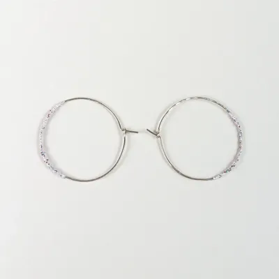 Jewelry - Light M Hoop Earrings - CAPA DESIGN LLC