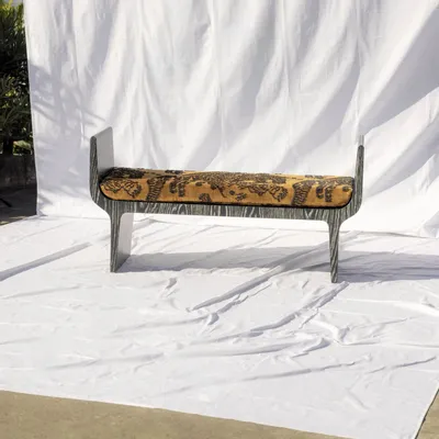 Benches for hospitalities & contracts - Copacabana Bench in Black Limed Oak - DUISTT