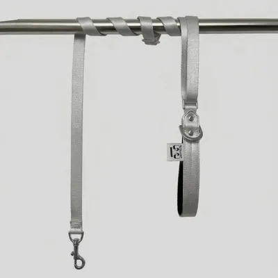 Cadeaux - Laisse Churchill - laisse pour chien - argenté - 90/150 cm - BY CHURCHILL.®