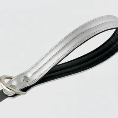 Cadeaux - Laisse Churchill - laisse pour chien - argenté - 90/150 cm - BY CHURCHILL.®