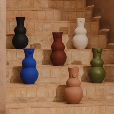 Vases - Vase artisanal Séron – design contemporain et sculptural - LOULE INTERIEUR