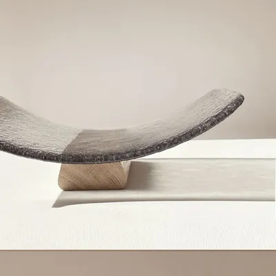 Plateaux - Plateau LOUPY en verre couleur grise - MADEMOISELLE JO