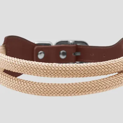 Cadeaux - COLLIER ROSA. - Collier pour chien - crème - BY CHURCHILL.®