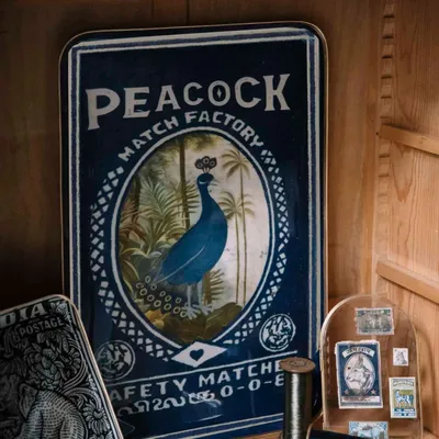Trays - Peacock Reception Tray - BONCOEURS