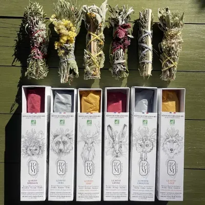Cadeaux - Le bouquet du petit Cerf - bâton de fumigation bio - TOTEM NATURE
