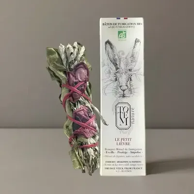 Cadeaux - Bouquet de fumigation du petit Lièvre - Bâton de fumigation bio - TOTEM NATURE