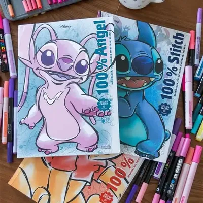 Papeterie - Livre de Coloriage 100% Stitch - HACHETTE LIVRE