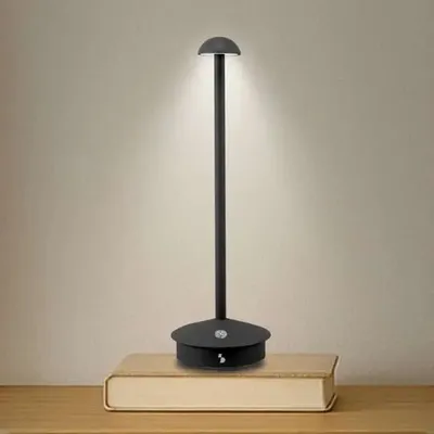 Lampes à poser - BEPER P207ILI153 Lampe de table rechargeable sans fil, 3 nuances de couleur, intensité réglable, USB Type-C inclus, portable pour bureau - BEPER SRL