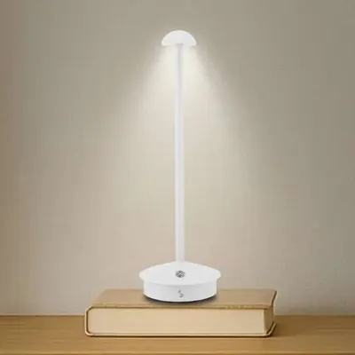 Lampes à poser - BEPER P207ILI154 Lampe de table rechargeable sans fil, 3 nuances de couleur, intensité réglable, USB Type-C inclus, portable pour bureau - BEPER SRL